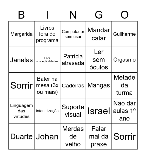 Ramada Bingo Card