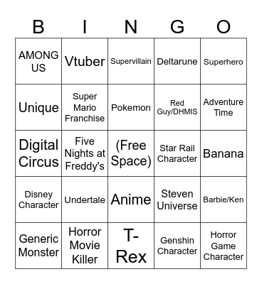 Game Changing Halloween Bingo Card