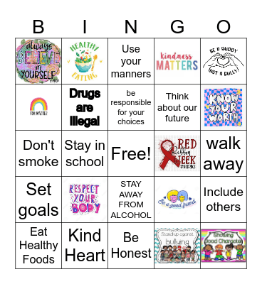 SANCHEZ RED RIBBON WEEK Bingo Card