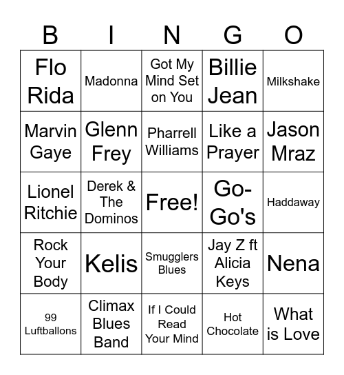 1101 Gm 3 6 pack Bingo Card