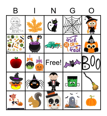 Halloween Bingo Card