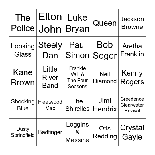 Game1 Bingo Card