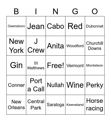 Carla email Bingo Card