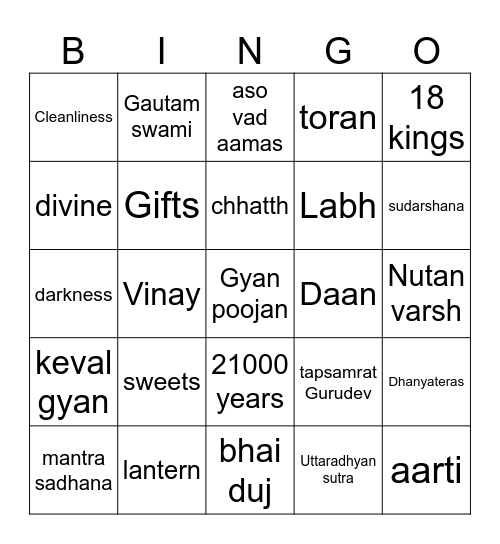 Don't Burn Crackers Bingo Card