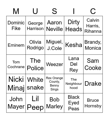 game2 Bingo Card