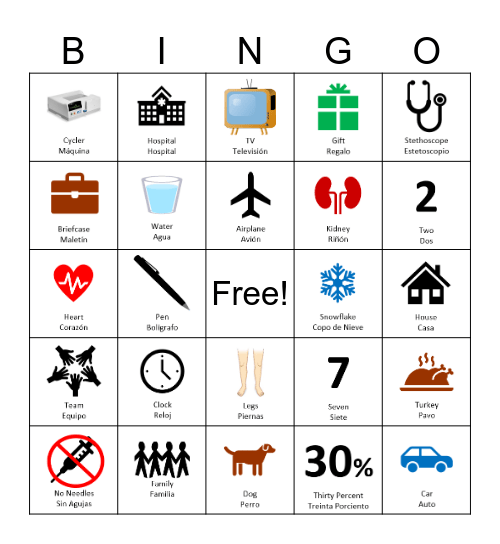 Home Sweet Home Bingo Card