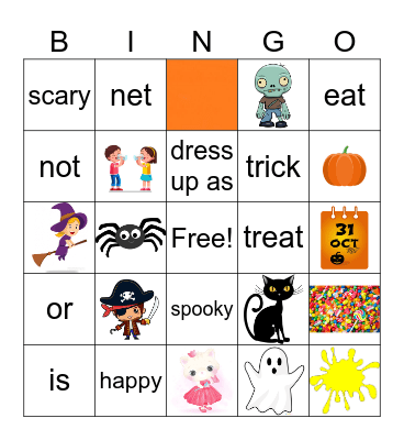 Halloween Bingo Card