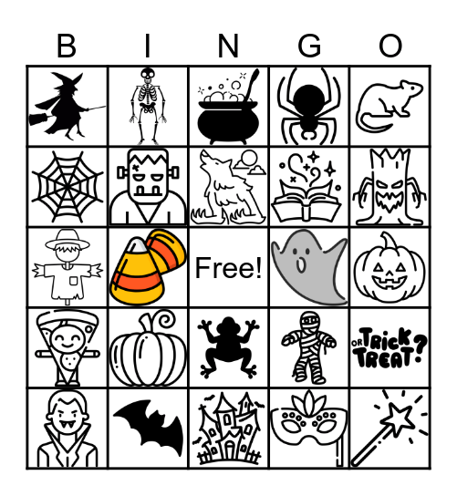 Happy Halloween! Bingo Card