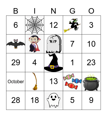 Diet Coke Break: Halloween Bingo Card