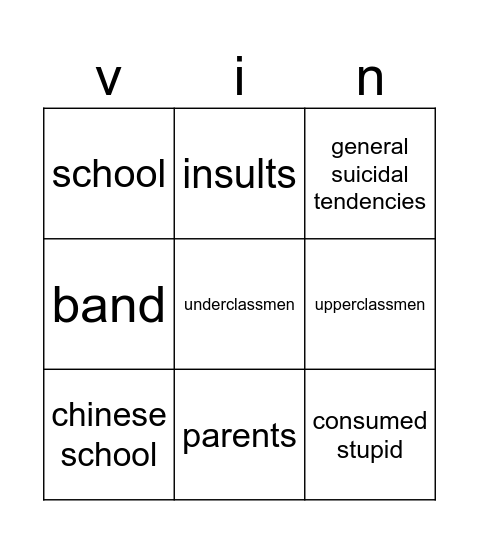 corbingo Card