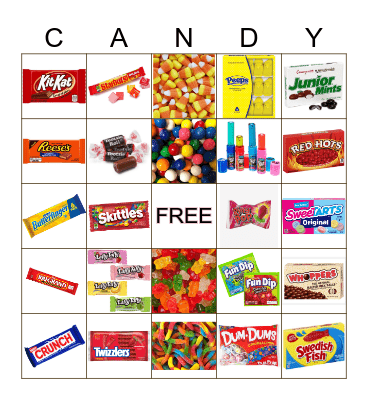 Candy Bingo Card