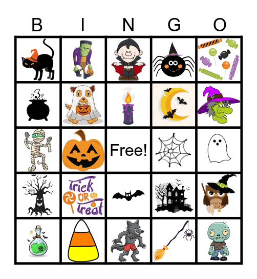 JMT B-I-N-G-O Spooktacular! Bingo Card