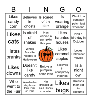 Find Someone Who... Bingo Card