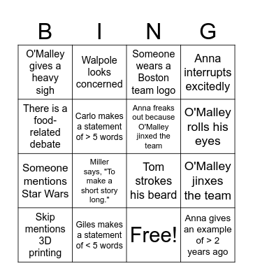 MarTech Bingo! Bingo Card