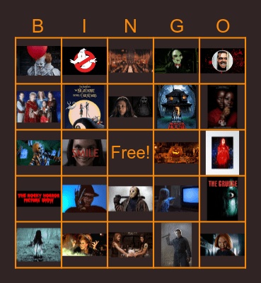 Halloween Bingo Card