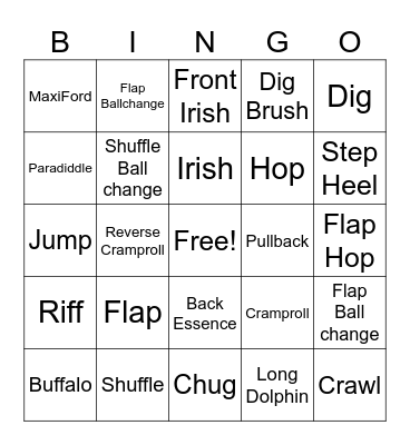 Halloween Tap Bingo Card