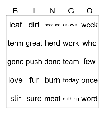 Extension Mastery #8 Bingo Card