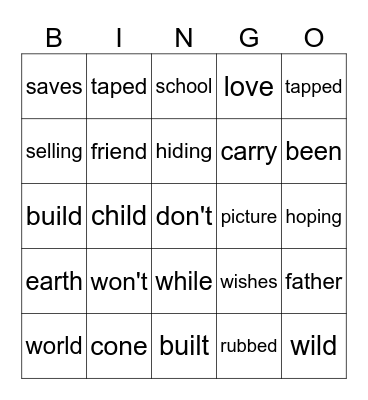 Plus Mastery #6 Bingo Card