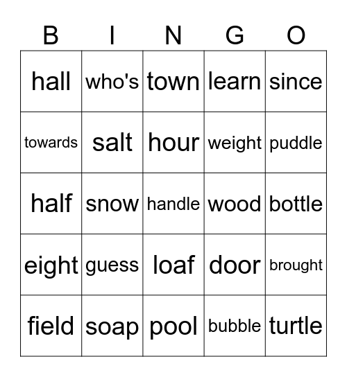 Plus Mastery #9 Bingo Card