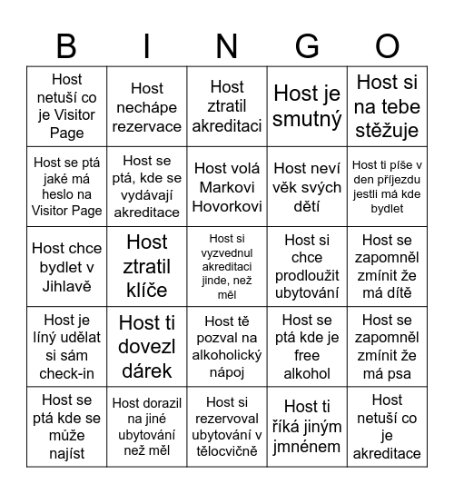 GS Bingo Card