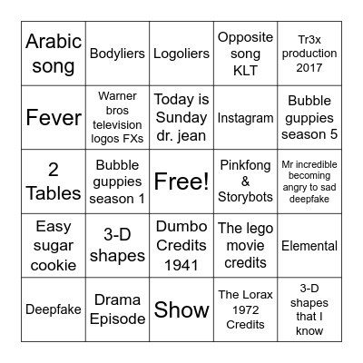 1979-2023 Bingo Card