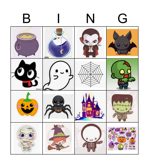 HALLOWEEN BINGO Card