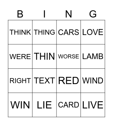 BINGO A1 Bingo Card