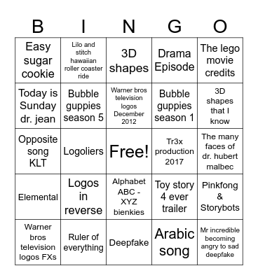 2009-2023 Bingo Card