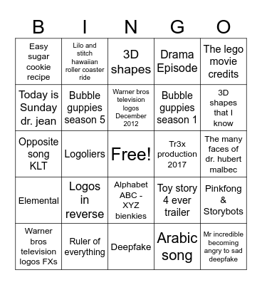 2009-2023 Bingo Card