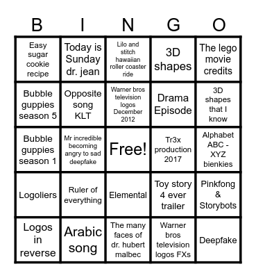 2009-2023 Bingo Card