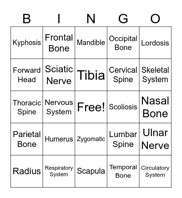 Unit 4 Review Bingo Card