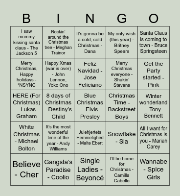 The Christmas Committee 🎄 Bingo Card
