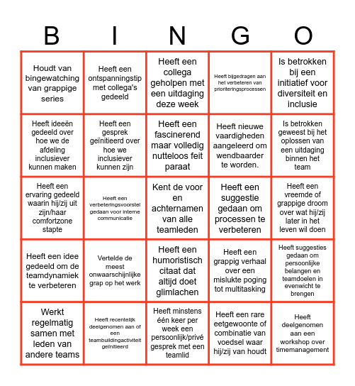 Let's play Bingo Card