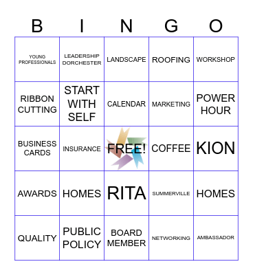 CHAMBER BINGO Card