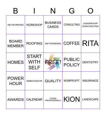 CHAMBER BINGO Card