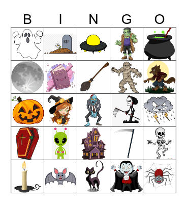 Halloween Bingo Card