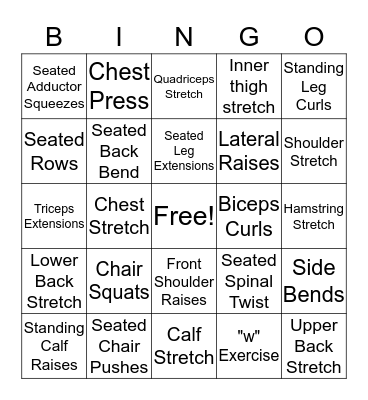 Mobility Works Bingo Card