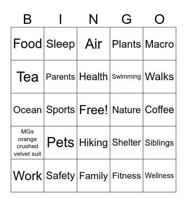 MacroGives Bingo Card