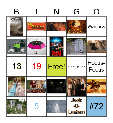 Super Scary PH Bingo Card