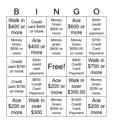 Thanksgiving Bingo Blast -Blackout! Bingo Card