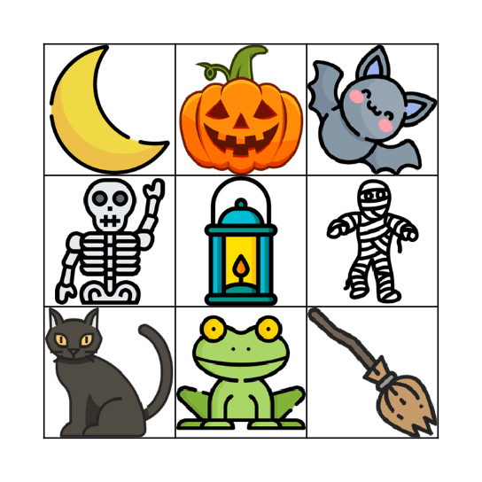 HALLOWEEN Bingo Card