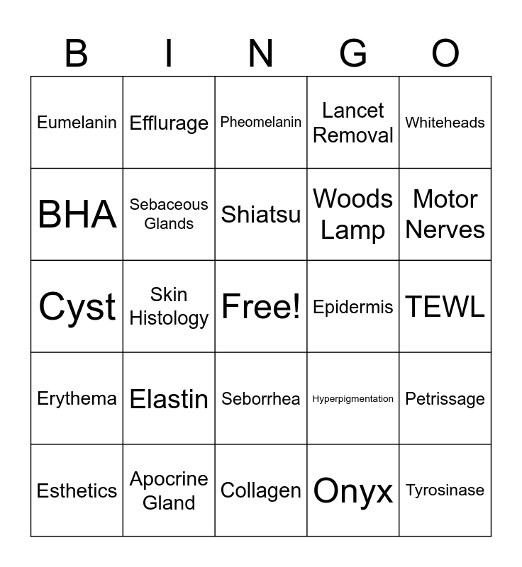 Q1 Midterm Bingo Card