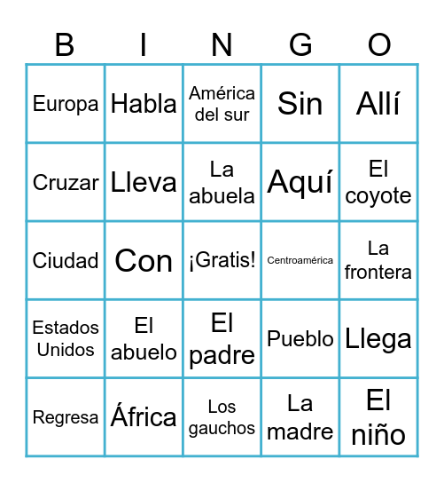 Somos 15 y 17 Bingo Card