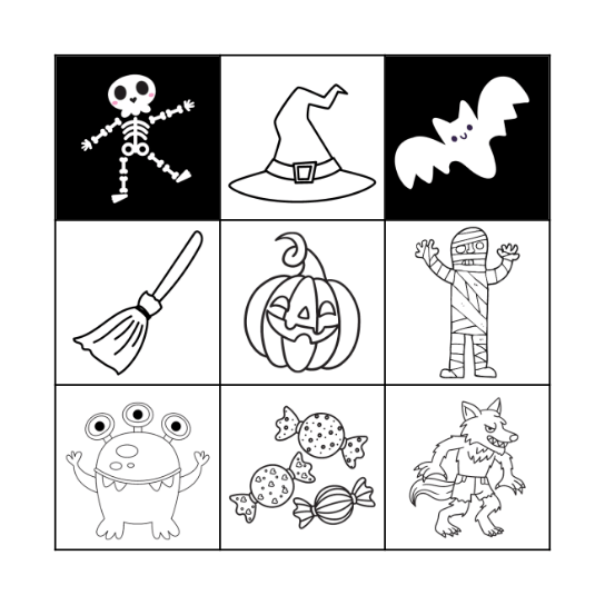 HALLOWEEN BINGO Card