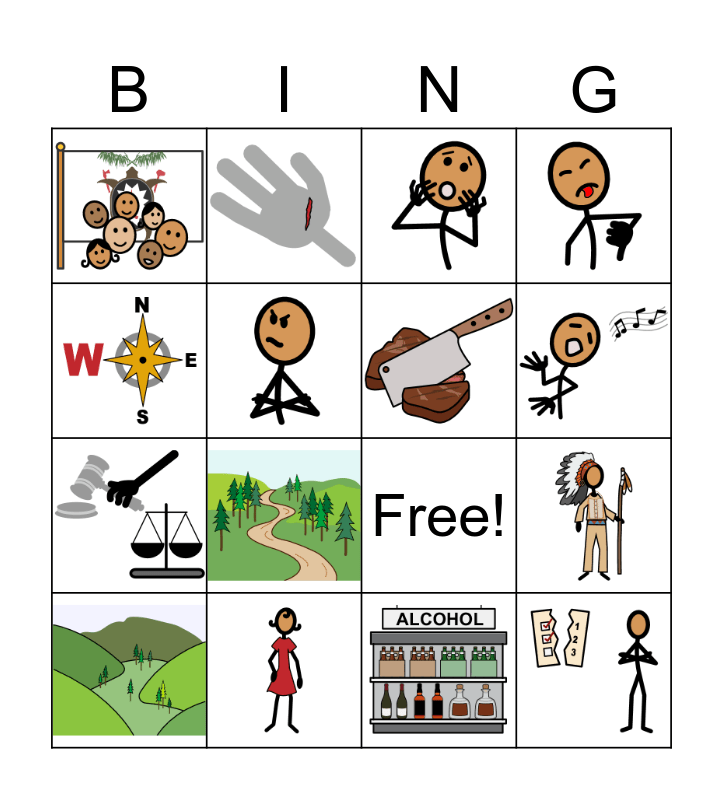 Chapter 4 BINGO Card