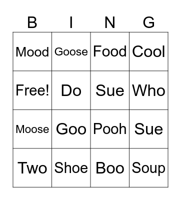 Halloween BINGO Card