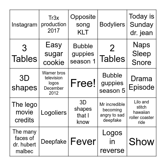 1979-2023 Bingo Card