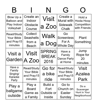 Sensational 6th ! Bingo Card