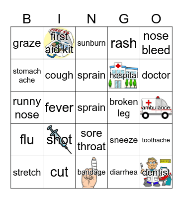 health problems bingo Card