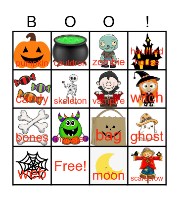 Halloween Bingo!!! Bingo Card